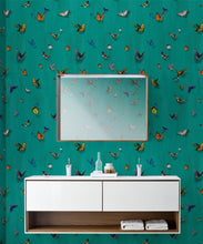 Load image into Gallery viewer, Papilio Wallpaper • Butterfly Wallpaper With Butterflies • Peacock • Insitu