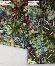 Load image into Gallery viewer, Verde Wallpaper • Green Leaf Wallpaper • Botanical Wallpaper • Sky • Roll