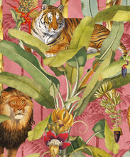 Load image into Gallery viewer, Felis Wallpaper • Animal Wallpaper with Lions, Tigers &amp; Leopards • Candy • Swatch