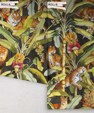 Load image into Gallery viewer, Felis Wallpaper • Animal Wallpaper with Lions, Tigers &amp; Leopards • Night • Roll