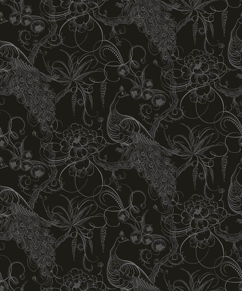 Paradise Wallpaper • Bird Wallpaper • Night • Swatch