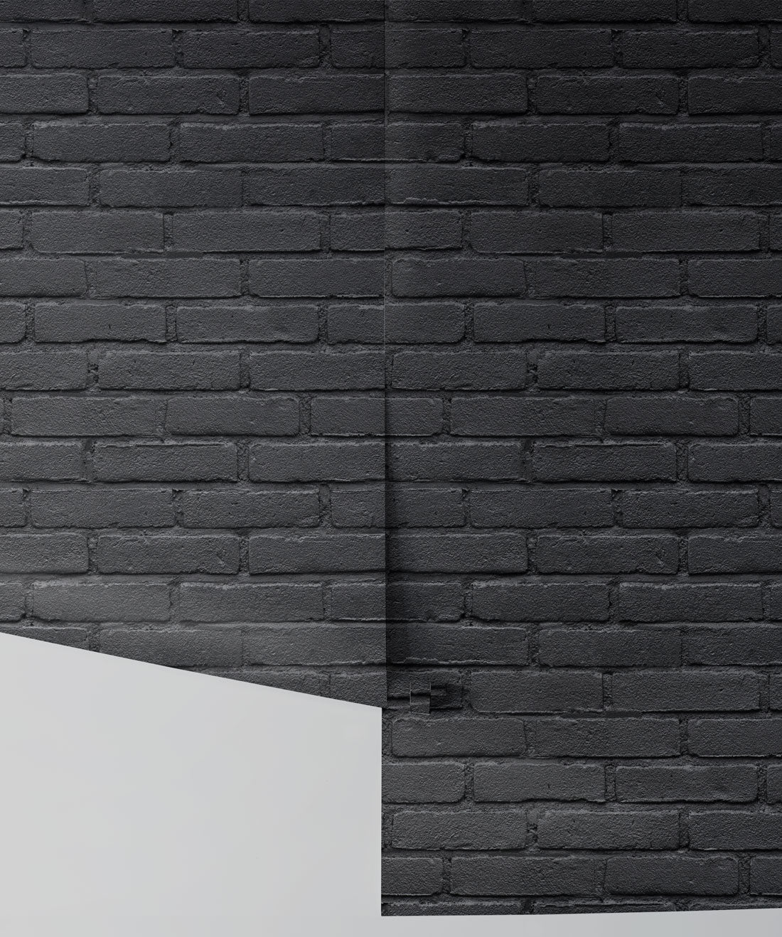 Amsterdam brick is a black brick wallpaper