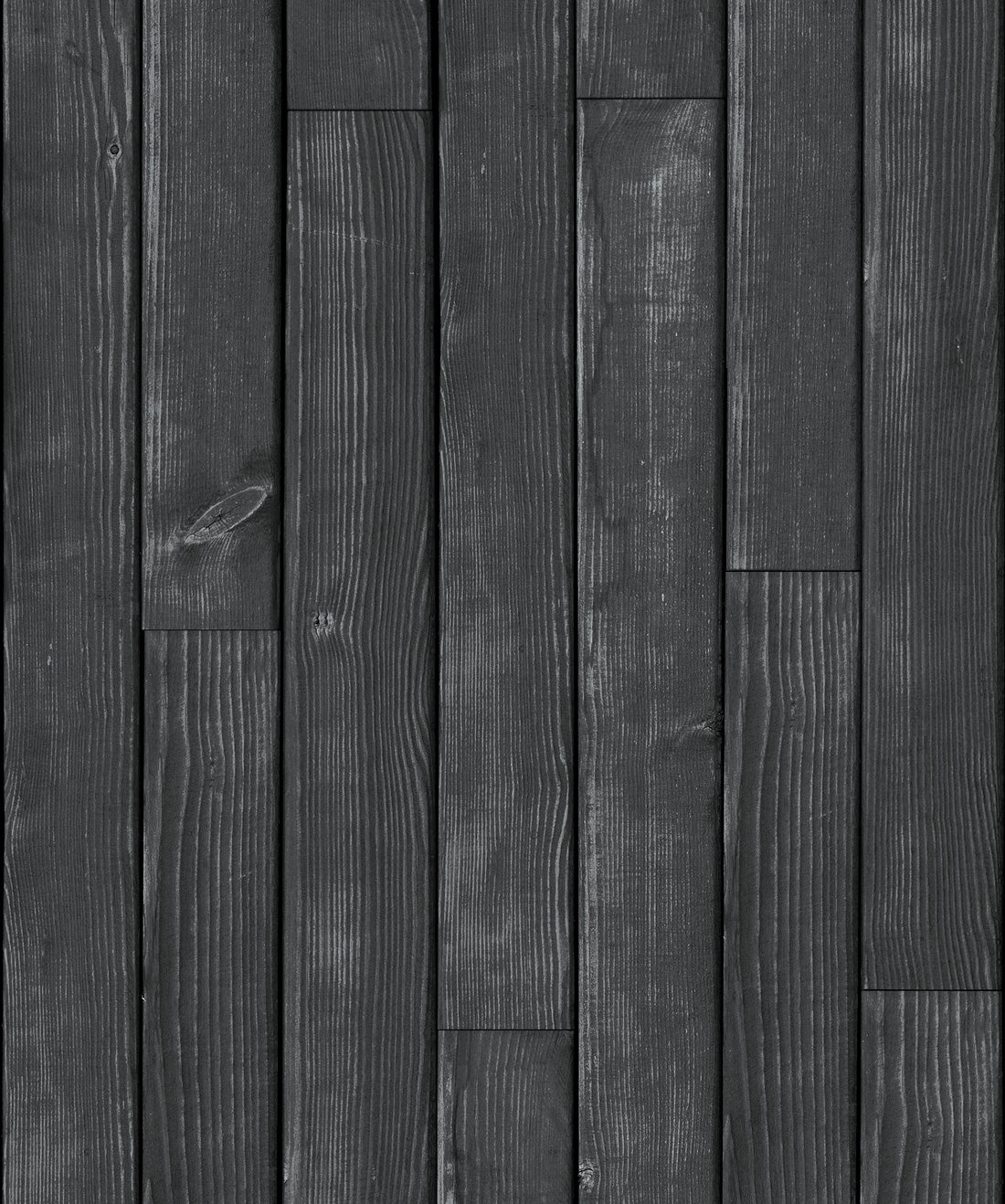 Black wooden boards wallpaper