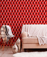 Load image into Gallery viewer, Chalbury is a red leather Wallpaper