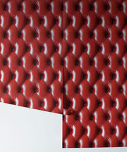 Load image into Gallery viewer, Chalbury is a red leather Wallpaper