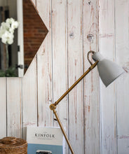 Load image into Gallery viewer, Newport is a white wood effect wallpaper