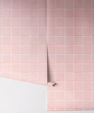 Load image into Gallery viewer, Pink Tiles wallpaper
