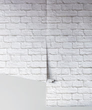 Load image into Gallery viewer, Soft White Bricks Wallpaper