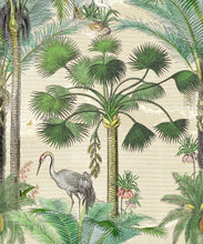 Load image into Gallery viewer, Kerala Palms Wallpaper Mural •Bethany Linz • Palm Tree Mural • Beige • Swatch