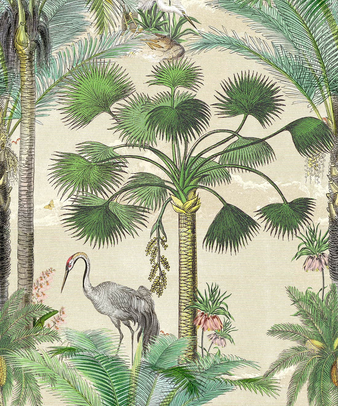 Kerala Palms Mural