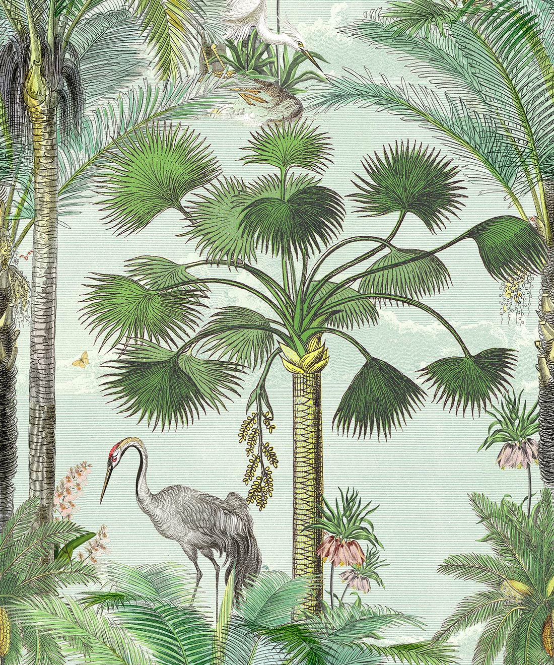 Kerala Palms Mural