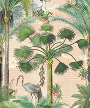 Load image into Gallery viewer, Kerala Palms Wallpaper Mural •Bethany Linz • Palm Tree Mural • Pink • Swatch
