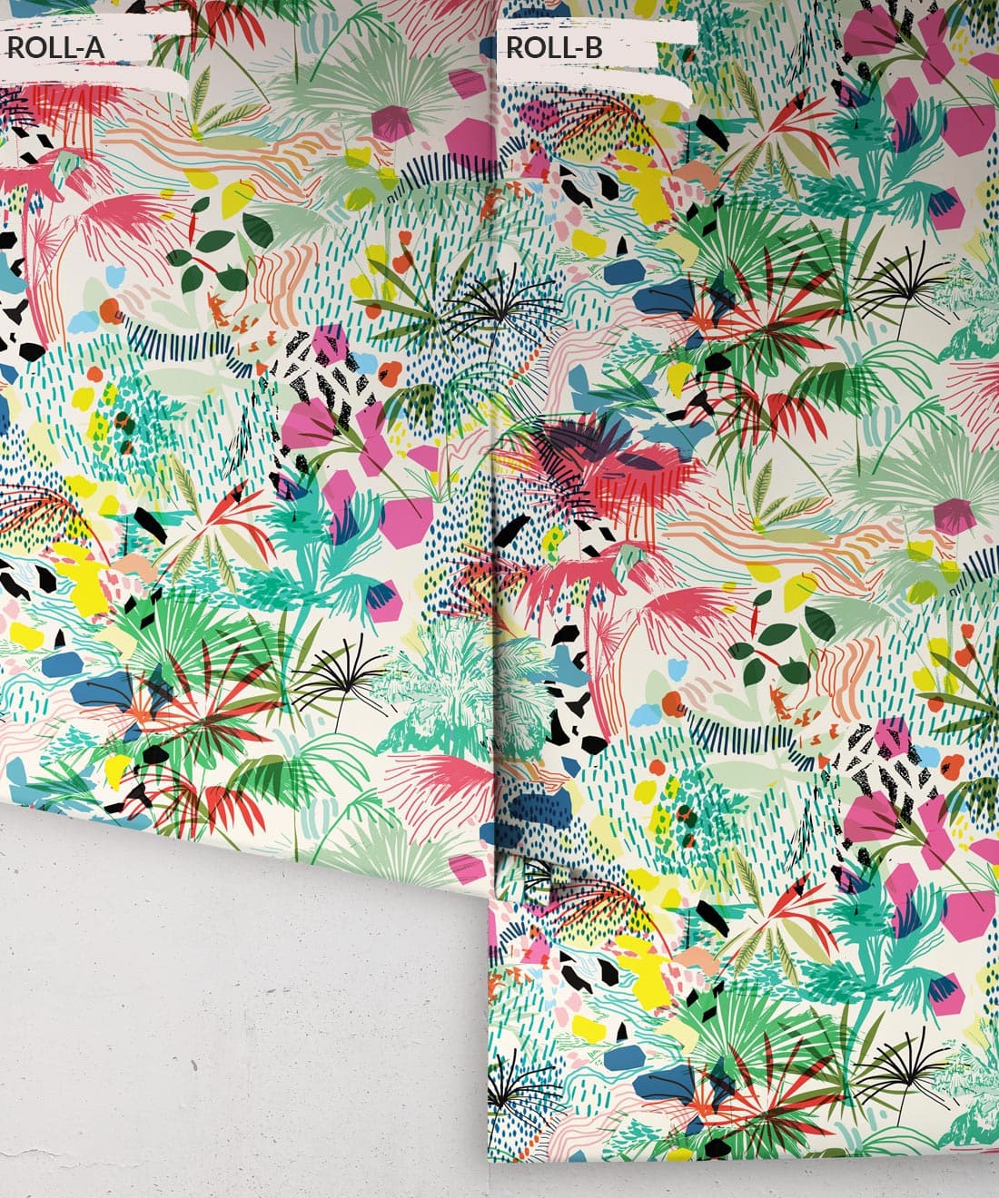 Encinitas Wallpaper • Colorful Floral Wallpaper • Rolls