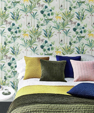 Load image into Gallery viewer, Animal Kingdom Wallpaper • Bethany Linz • Cream • Insitu