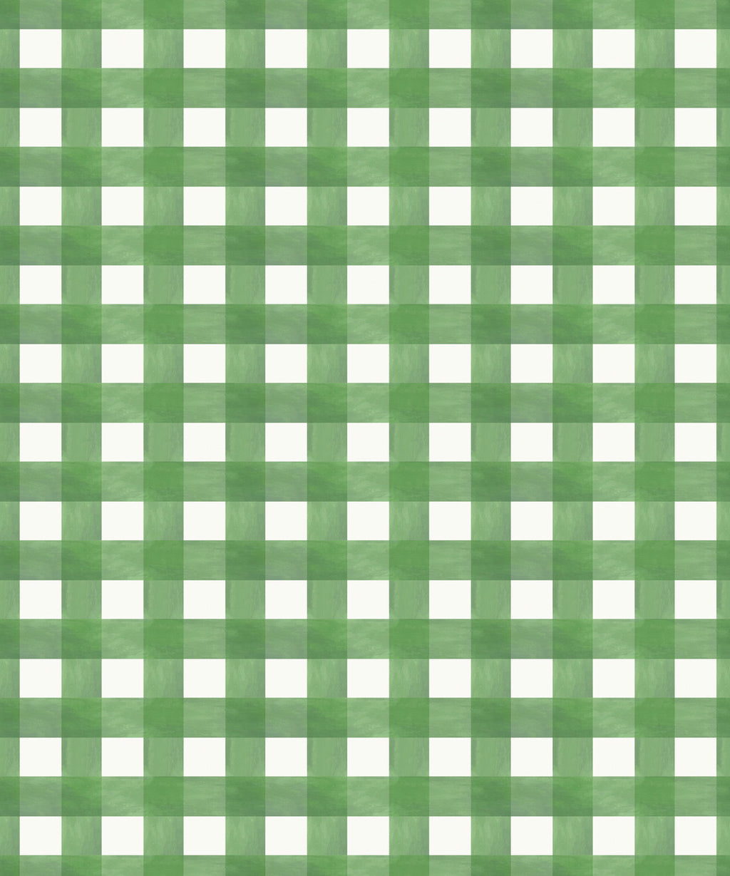 Check Wallpaper • Green • Swatch