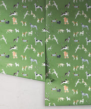 Load image into Gallery viewer, Doggies Wallpaper • Dog Wallpaper • Green • Rolls