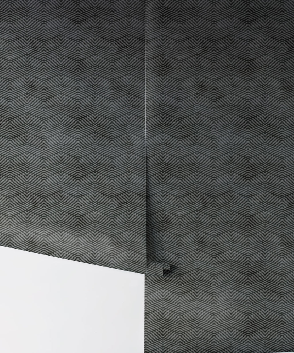 Painted Herringbone Wallpaper - Image 11