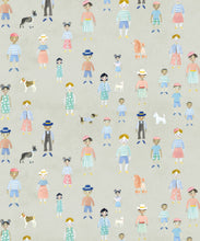 Load image into Gallery viewer, Paper Dolls wallpaper • Beige • Swatch