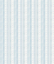 Load image into Gallery viewer, Star Stripe Wallpaper • Dusty Blue • Swatch
