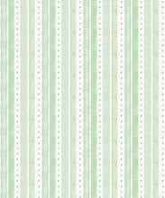 Load image into Gallery viewer, Star Stripe Wallpaper • Green • Swatch