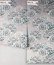 Load image into Gallery viewer, Succulents Wallpaper Sage • Cactus Wallpaper • Desert Wallpaper rolls on grey background