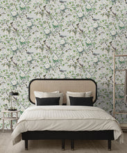 Load image into Gallery viewer, Victoria Wallpaper • Floral Wallpaper • Ivory Wallpaper • Insitu