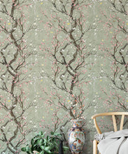 Load image into Gallery viewer, Plum Blossom Wallpaper • Chintzy Wallpaper