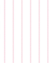 Load image into Gallery viewer, Chemin Wallpaper • Striped Wallpaper • Blush • Swatch