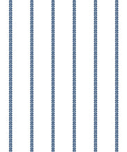 Load image into Gallery viewer, Chemin Wallpaper • Striped Wallpaper • Royal Blue • Swatch