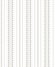 Load image into Gallery viewer, La Grand Coquille • Stripe and Scallop Wallpaper • Beige • Swatch