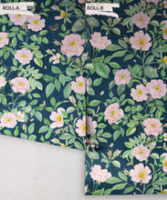 Load image into Gallery viewer, Rosa Wallpaper • Floral Wallpaper •Rose Pink • Rolls
