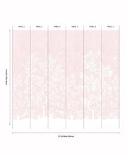 Load image into Gallery viewer, Grandiflora Mural - by Magnolia - Colourway: Rose - Panels