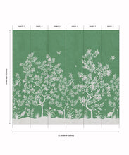 Load image into Gallery viewer, Grandiflora Mural - by Magnolia - Colourway: Vert - Panels