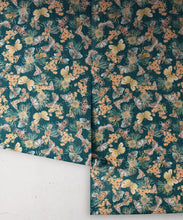 Load image into Gallery viewer, Moth Wallpaper • Eloise Short • Vintage Floral Wallpaper • Granny Chic Wallpaper • Grandmillennial Style Wallpaper • Deep Ocean • Rolls