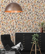 Load image into Gallery viewer, Moth Wallpaper • Eloise Short • Vintage Floral Wallpaper • Granny Chic Wallpaper • Grandmillennial Style Wallpaper • Ivory • Insitu