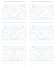 Load image into Gallery viewer, BoomBox PaleBlue Wallpaper