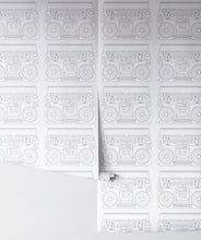 Load image into Gallery viewer, Boom Box White Wallpaper