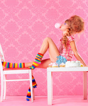 Load image into Gallery viewer, Pink Damask Wallpaper