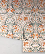 Load image into Gallery viewer, Bellbirds &amp; Iris Wallpaper • Pistachio • Rolls