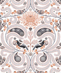 Huia & Chrysanthemum Wallpaper