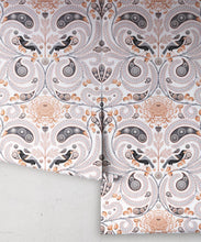 Load image into Gallery viewer, Huai &amp; Chrysanthemums Wallpaper • Ivory • Rolls