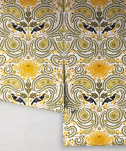 Load image into Gallery viewer, Huai &amp; Chrysanthemums Wallpaper • Spring • Rolls