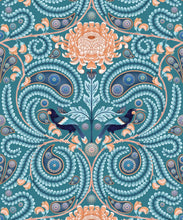 Load image into Gallery viewer, Huia &amp; Chrysanthemum Wallpaper
