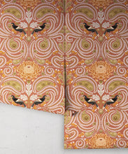 Load image into Gallery viewer, Huai &amp; Chrysanthemums Wallpaper • Terracotta • Rolls