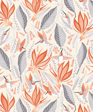 Load image into Gallery viewer, Hummingbird Wallpaper • Birds Of Paradise Flower • Bird Wallpaper
