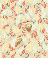 Load image into Gallery viewer, Kingfisher Wallpaper • Bird Wallpaper • Light Pastel Wallpaper