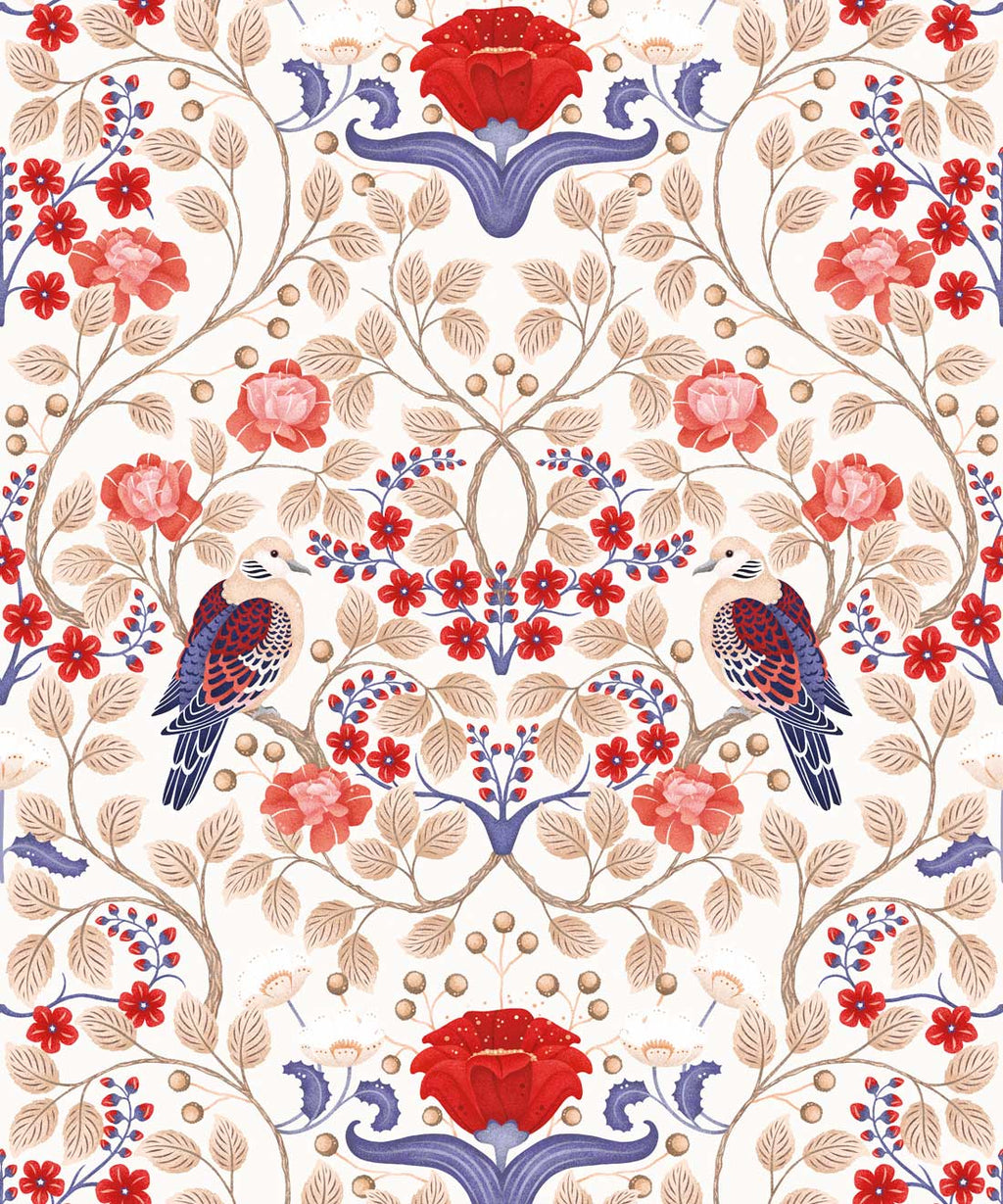 Turtle Doves Wallpaper