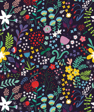 Load image into Gallery viewer, Friday floral is a modern floral wallpaper