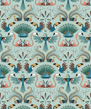 Load image into Gallery viewer, From Up Here Wallpaper • Blue • Swatch