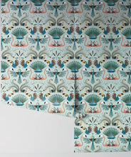 Load image into Gallery viewer, From Up Here Wallpaper • Blue • Rolls